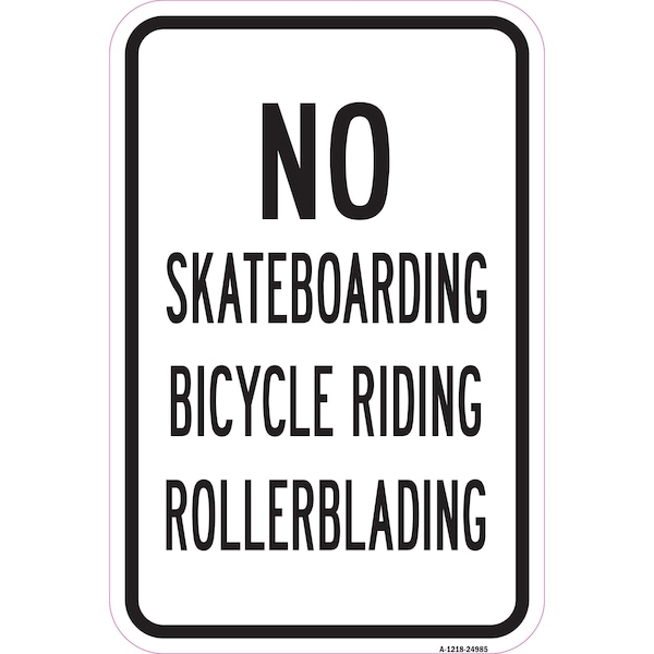 Signmission Safety Sign, 12 in Height, Aluminum, 18 in Length, 24985 A-1218-24985 - main